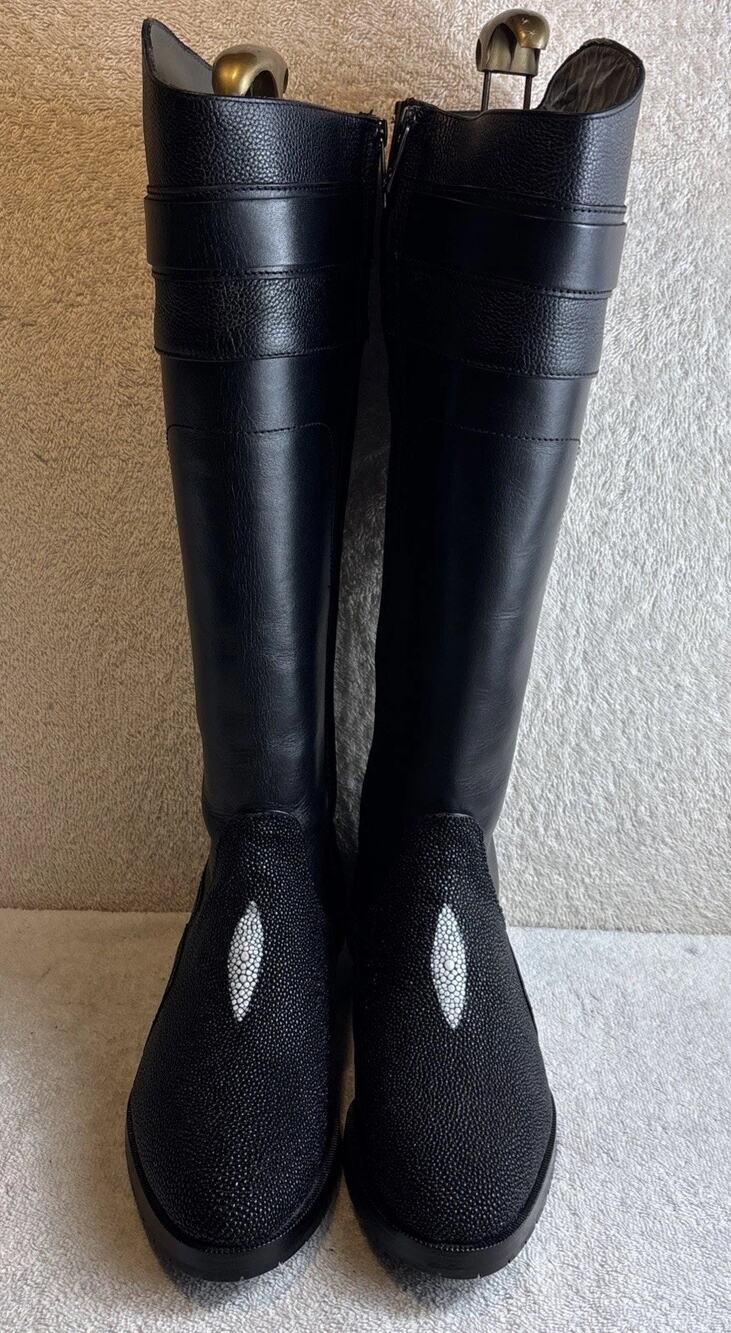 Cuadra Women Stingray Equestrian Fashion Boots Size US 9.5 Mex. 26.5 09975